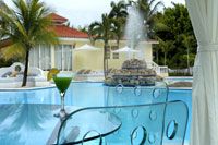 Terrace of the Hotel LIFESTYLE CROWN SUITES - Puerto Plata - Dominican Republic